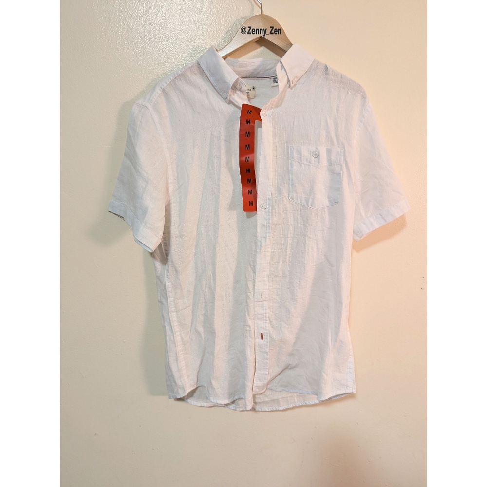 Weatherproof Vintage | White Button Down Shirt | Size M